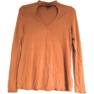 EXPRESS CHOKER NECK TEE XS